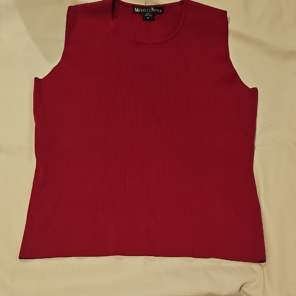 Michelle Nicole Women's Bold Red Tank Top